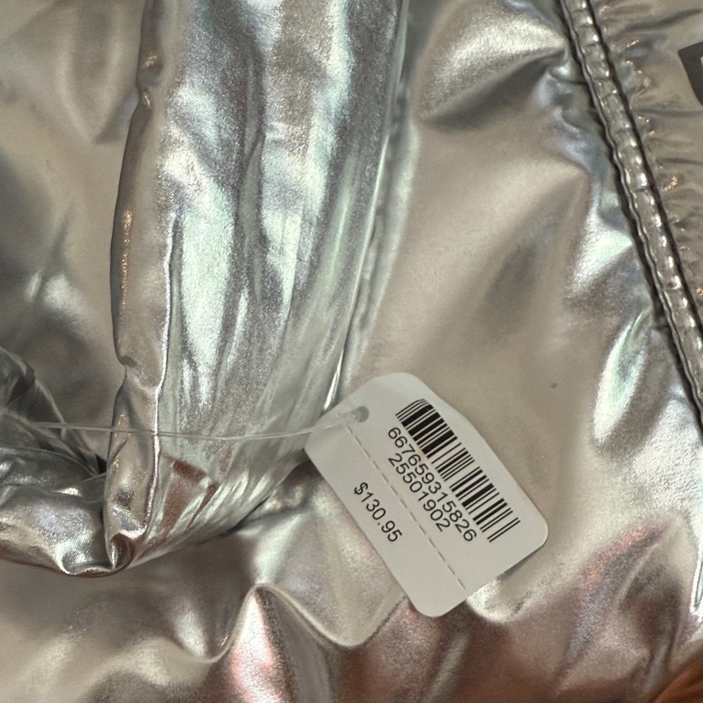 Bath & Body Works Shimmering Silver Tote - Picture 4 of 5